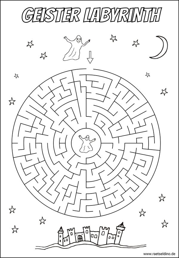 Labyrinth Spiel für Kinder