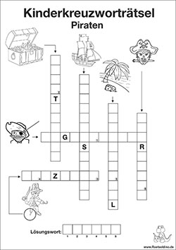 Kreuzworträtsel für Kinder