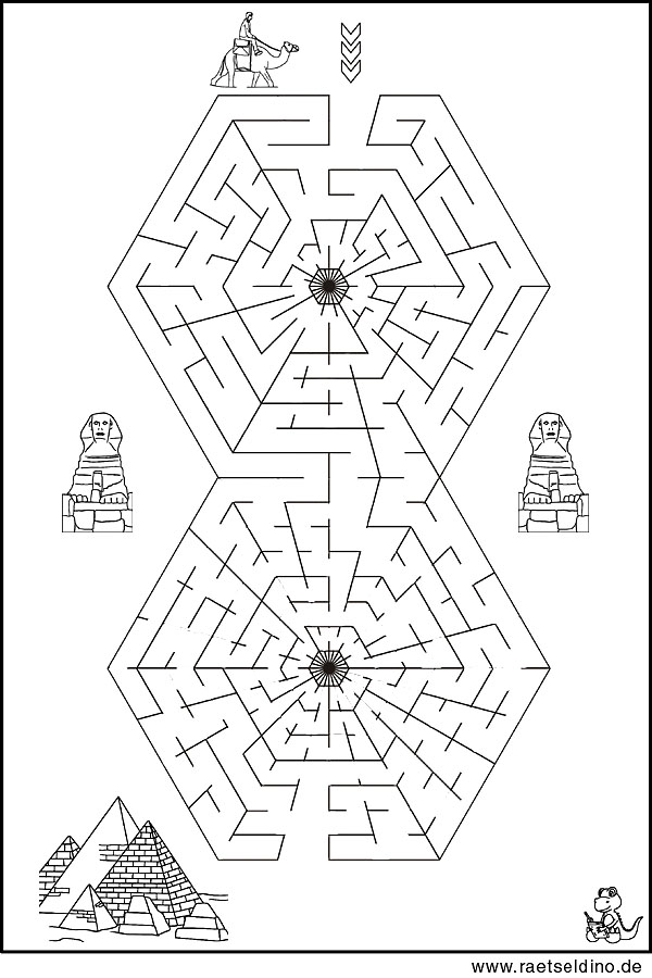 Labyrinth Rätsel - Die Pyramiden von Ägypten