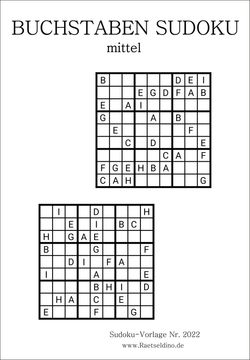 buchstaben sudoku kostenfrei drucken