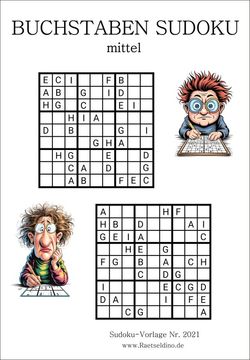 Buchstaben Sudoku mittel kostenfrei