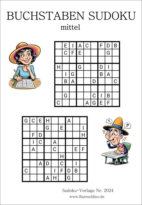 Buchstaben Sudoku PDF herunterladen