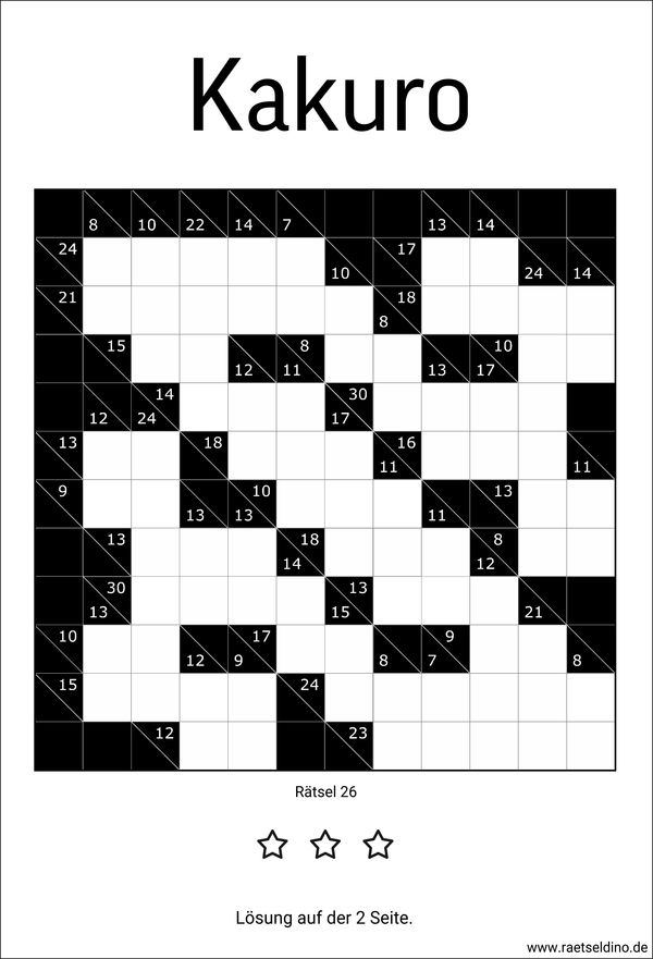 Kakuro Puzzle gratis