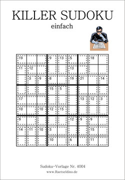 Einfache Killer Sudoku gratis PDF