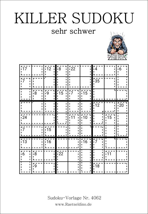 Killer Sudoku extra schwer