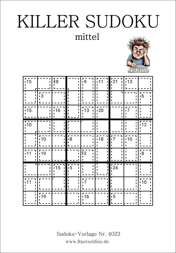 Killer Sudoku kostenlos