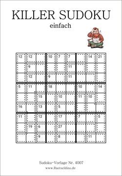 Killer Sudoku PDF gratis downloaden