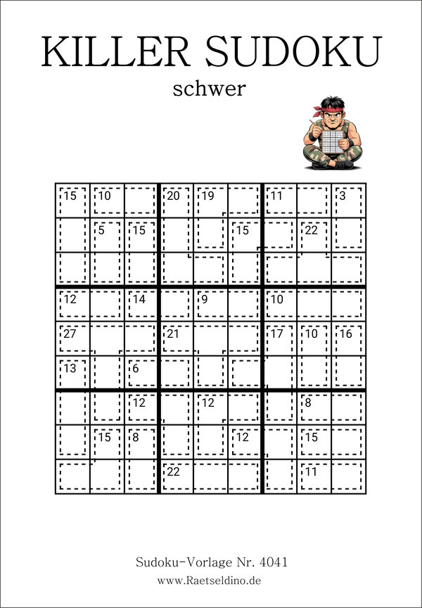 Killer Sudoku schwer