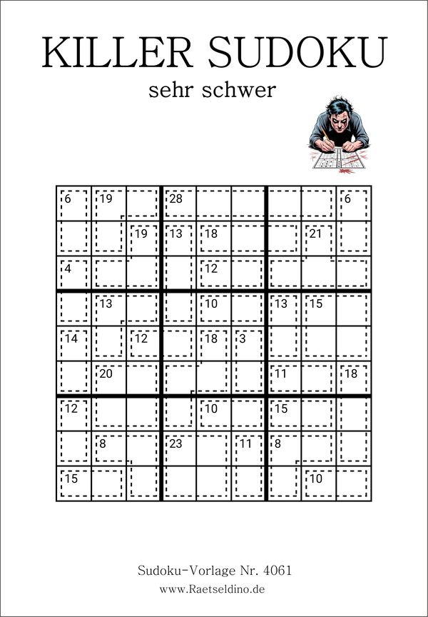 Killer Sudoku sehr schwer