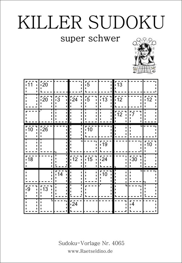 Killer Sudoku super schwer