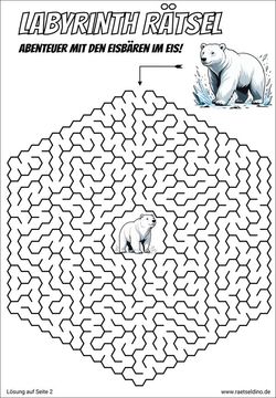 Linder Labyrinth Rätsel mit den Eisbaeren