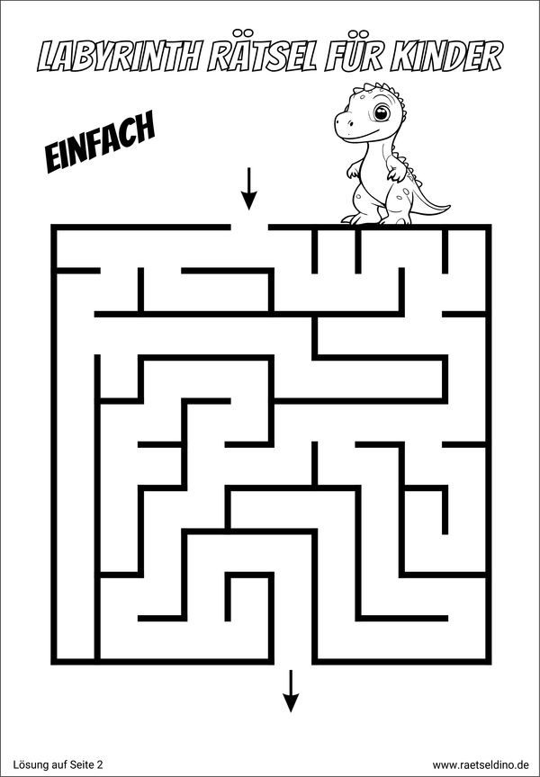 Labyrinth Rätsel einfach