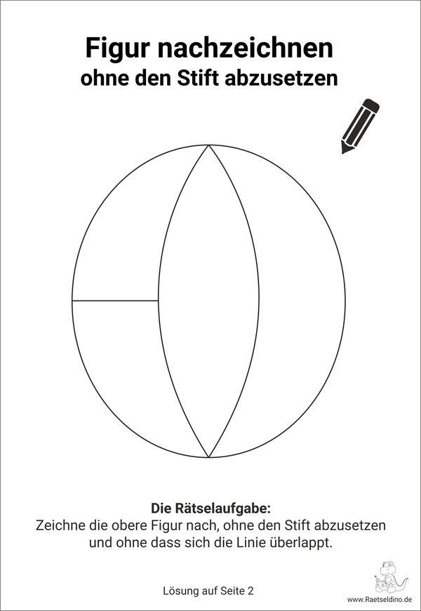 Figur nachzeichnen ohne den Stift abzusetzen