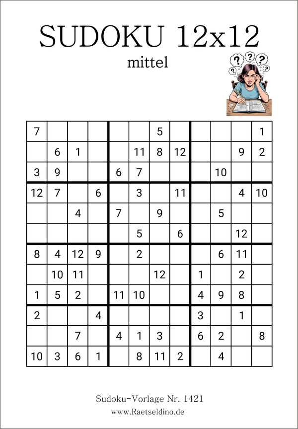 Sudoku 12x12 mittel