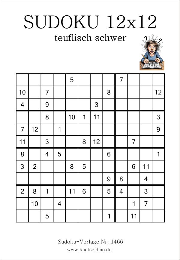Sudoku 12x12 teuflisch