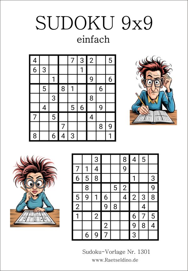 Sudoku 9x9 einfach