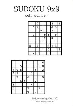 Sudoku 9x9 sehr-schwer-kostenloses-drucken