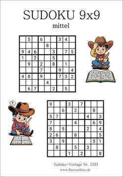 zwei Sudokus 9x9 mittel