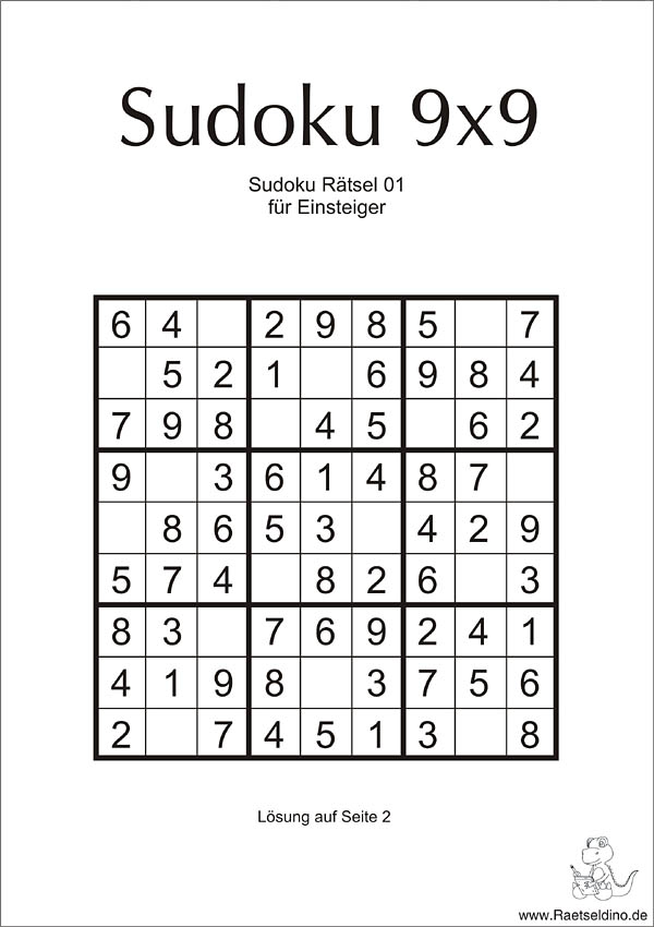Sudoku für Einsteiger