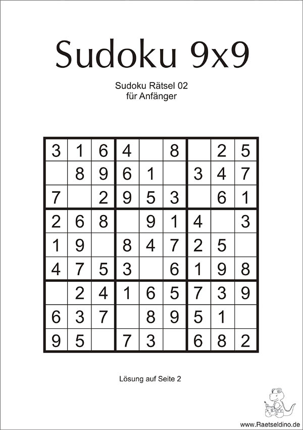 Sudoku für Anfänger