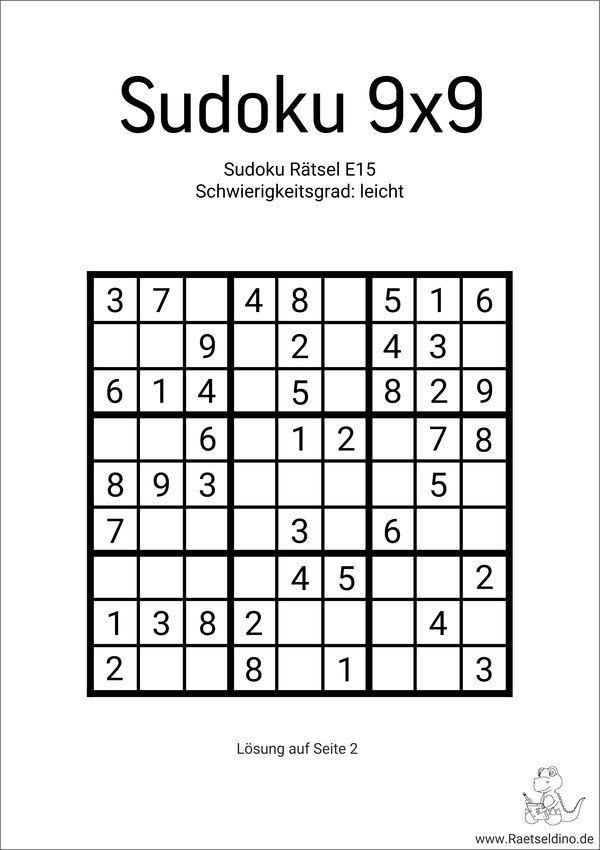 Sudoku leicht Strategien für Anfänger