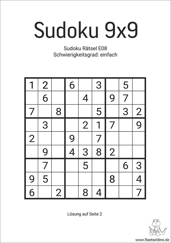 Sudoku für Rentner
