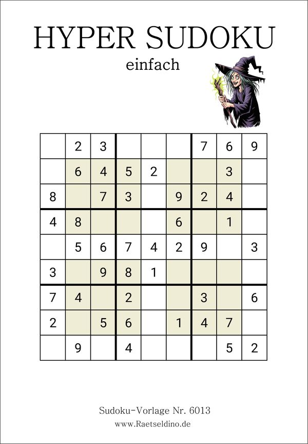 Hyper Sudoku PDF zum Herunterladen