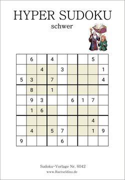 Hyper Sudoku kostenfrei ausdrucken