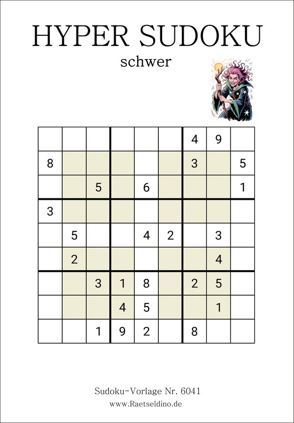 Hyper Sudoku schwer