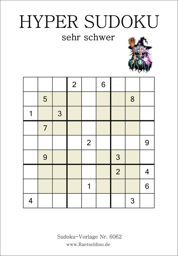 Hyper Sudoku sehr schwer für Profis