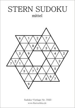 Stern Sudoku PDF kostenlos