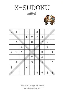 X Sudoku freier Download