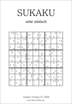 Sukaku in der Stufe sehr leicht zum Ausdrucken