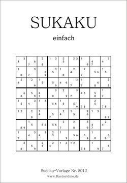 Sukaku in der Stufe einfach kostenlos drucken