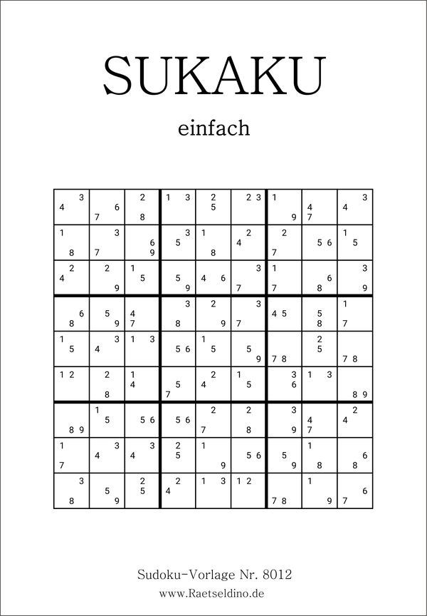 Sukaku Stufe einfach